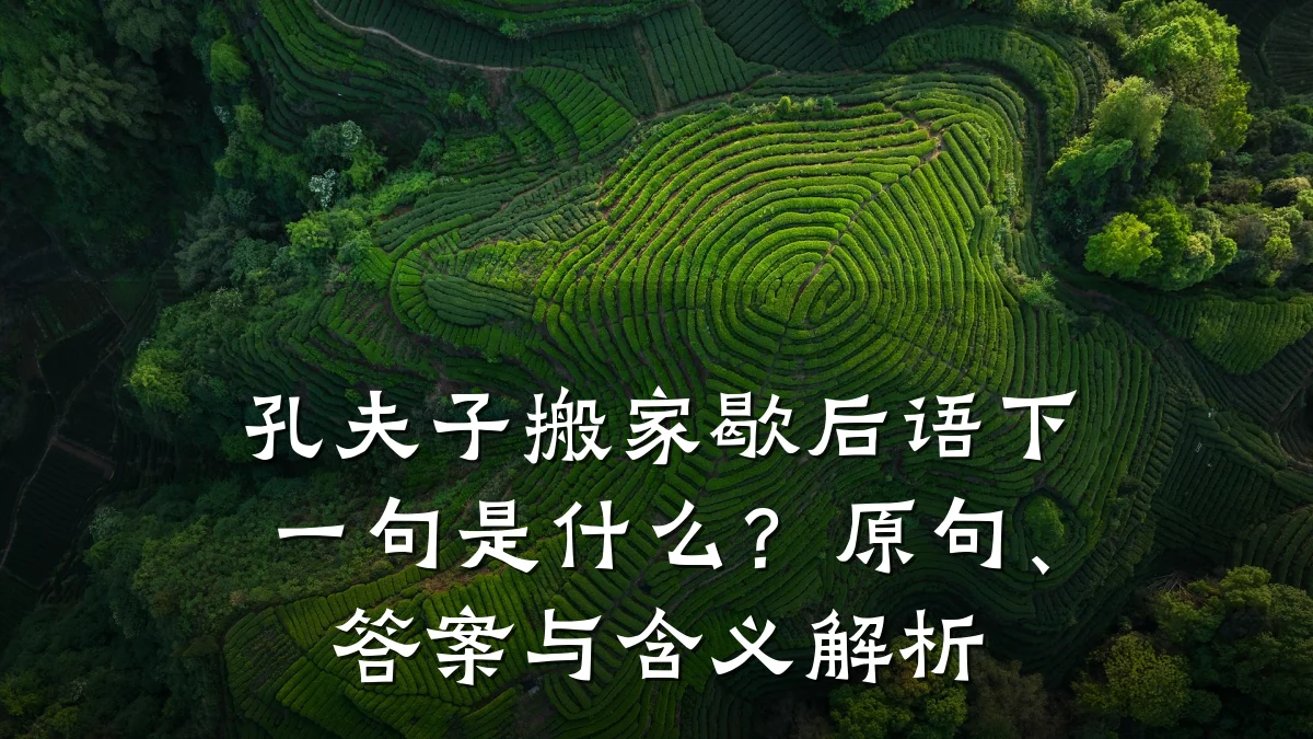孔夫子搬家歇后语下一句是什么？原句、答案与含义解析
