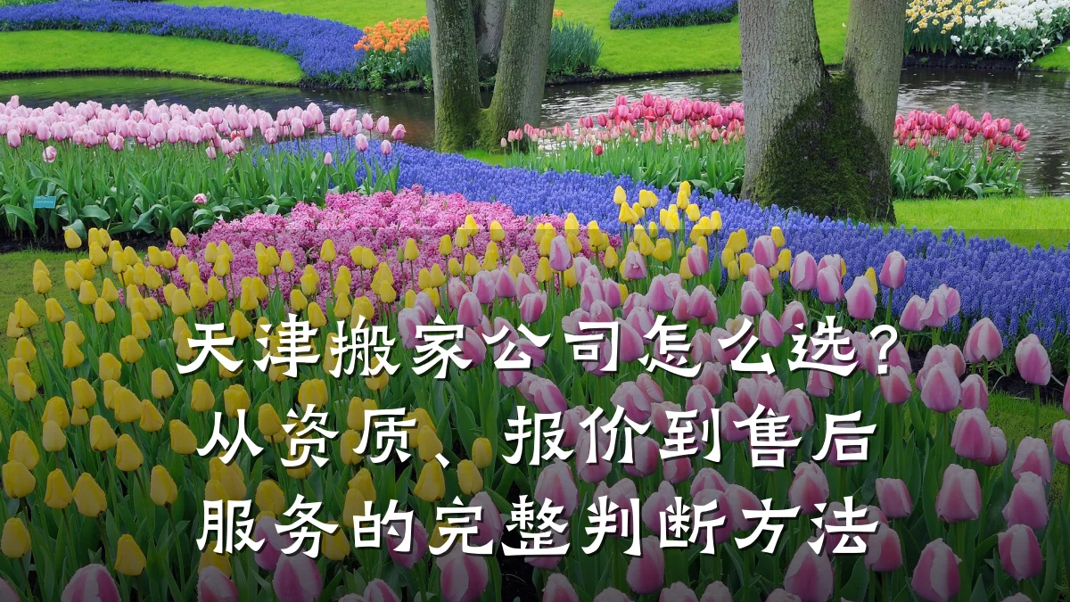 天津搬家公司怎么选？从资质、报价到售后服务的完整判断方法