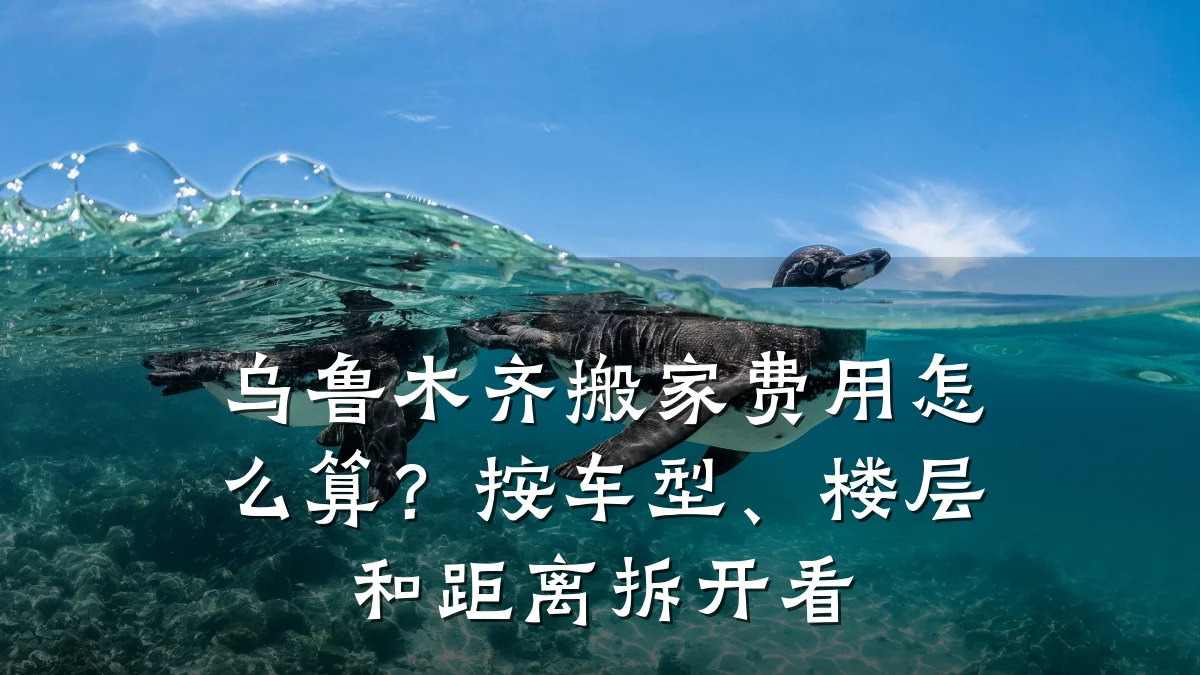 乌鲁木齐搬家费用怎么算?按车型、楼层和距离拆开看
