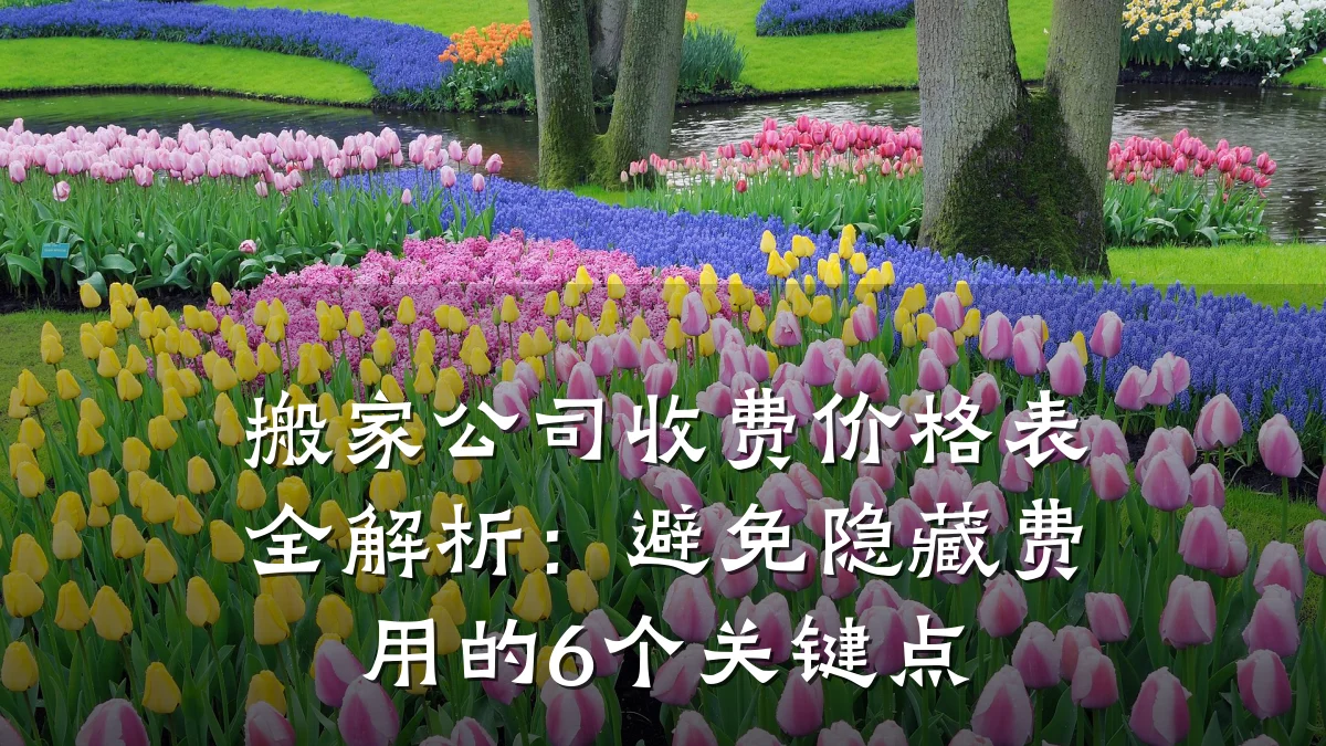 搬家公司收费价格表全解析:避免隐藏费用的6个关键点