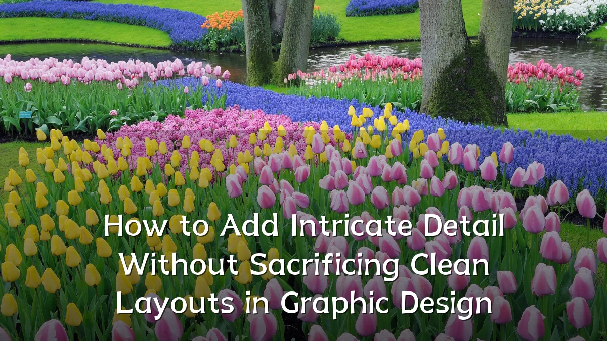 How to Add Intricate Detail Without Sacrificing Clean Layouts in Graphic Design