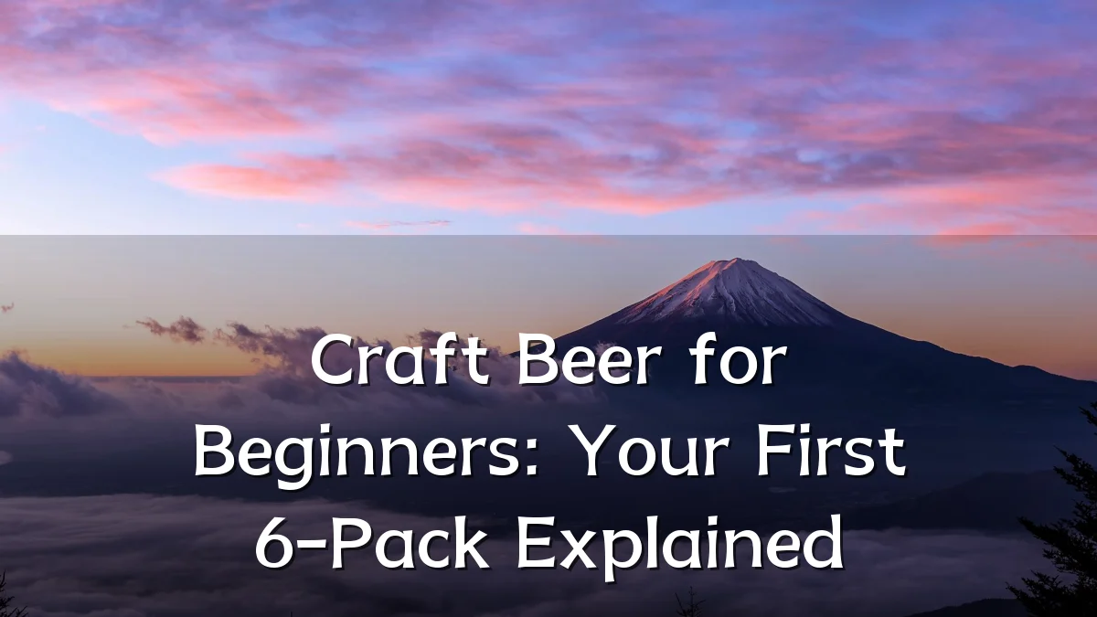 Craft Beer for Beginners: Your First 6-Pack Explained