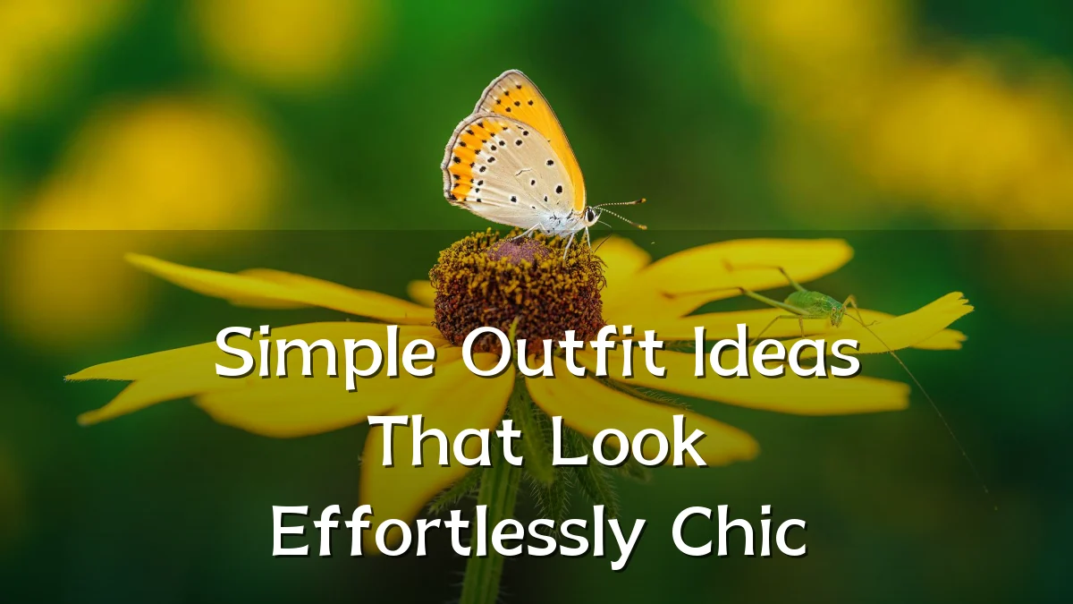 Simple Outfit Ideas That Look Effortlessly Chic