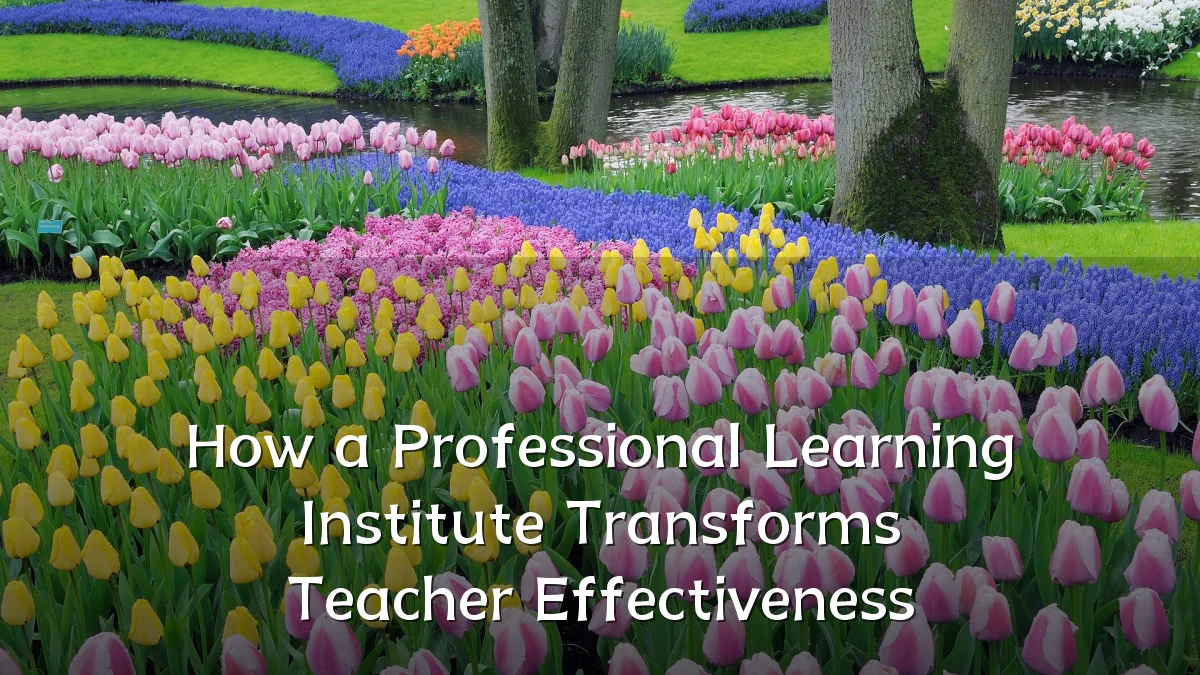 How a Professional Learning Institute Transforms Teacher Effectiveness